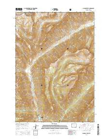 Pahaska Tepee Wyoming Current topographic map, 1:24000 scale, 7.5 X 7.5 Minute, Year 2015