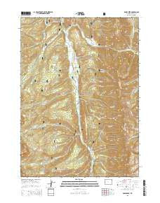 Park Creek Wyoming Current topographic map, 1:24000 scale, 7.5 X 7.5 Minute, Year 2015