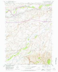 Parkerton Wyoming Historical topographic map, 1:24000 scale, 7.5 X 7.5 Minute, Year 1949