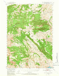 Pat O'Hara Mountain Wyoming Historical topographic map, 1:62500 scale, 15 X 15 Minute, Year 1949