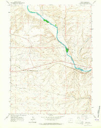 Peru Wyoming Historical topographic map, 1:24000 scale, 7.5 X 7.5 Minute, Year 1961