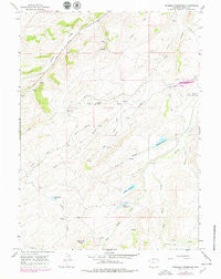 Piedmont Reservoir Wyoming Historical topographic map, 1:24000 scale, 7.5 X 7.5 Minute, Year 1965