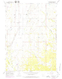 Pine Knoll Wyoming Historical topographic map, 1:24000 scale, 7.5 X 7.5 Minute, Year 1965