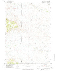 Piney Canyon NE Wyoming Historical topographic map, 1:24000 scale, 7.5 X 7.5 Minute, Year 1971