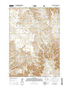 Piney Canyon SW Wyoming Current topographic map, 1:24000 scale, 7.5 X 7.5 Minute, Year 2015