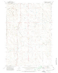 Pleasantdale Wyoming Historical topographic map, 1:24000 scale, 7.5 X 7.5 Minute, Year 1971