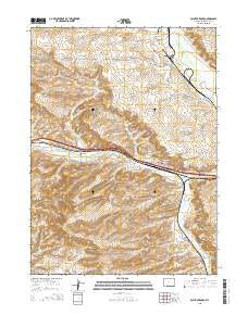 Point of Rocks Wyoming Current topographic map, 1:24000 scale, 7.5 X 7.5 Minute, Year 2015
