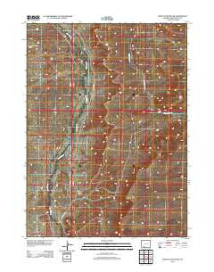 Point of Rocks SW Wyoming Historical topographic map, 1:24000 scale, 7.5 X 7.5 Minute, Year 2012