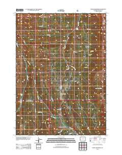 Poison Meadows Wyoming Historical topographic map, 1:24000 scale, 7.5 X 7.5 Minute, Year 2012