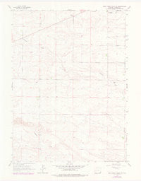 Pole Creek Ranch SE Wyoming Historical topographic map, 1:24000 scale, 7.5 X 7.5 Minute, Year 1963
