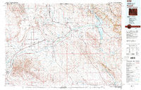 Powell Wyoming Historical topographic map, 1:100000 scale, 30 X 60 Minute, Year 1980
