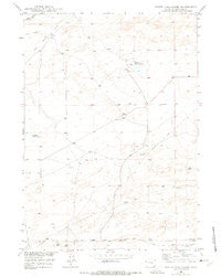 Pratts Soda Lakes Wyoming Historical topographic map, 1:24000 scale, 7.5 X 7.5 Minute, Year 1949