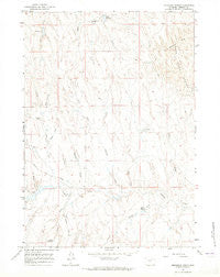 Provence Ranch Wyoming Historical topographic map, 1:24000 scale, 7.5 X 7.5 Minute, Year 1961
