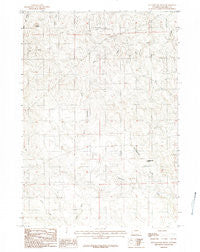 Rattlesnake Draw Wyoming Historical topographic map, 1:24000 scale, 7.5 X 7.5 Minute, Year 1984