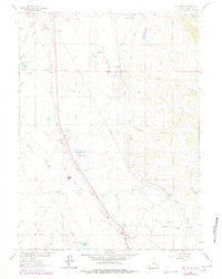 Red Buttes Wyoming Historical topographic map, 1:24000 scale, 7.5 X 7.5 Minute, Year 1963