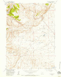 Red Canyon Wyoming Historical topographic map, 1:24000 scale, 7.5 X 7.5 Minute, Year 1957