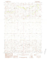 Red Hill Wyoming Historical topographic map, 1:24000 scale, 7.5 X 7.5 Minute, Year 1984