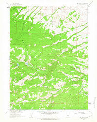Red Mountain Wyoming Historical topographic map, 1:24000 scale, 7.5 X 7.5 Minute, Year 1961