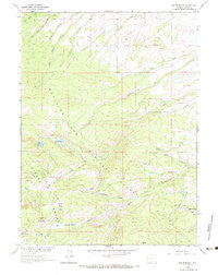 Red Mountain Wyoming Historical topographic map, 1:24000 scale, 7.5 X 7.5 Minute, Year 1961