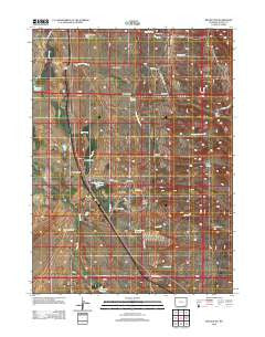 Red Buttes Wyoming Historical topographic map, 1:24000 scale, 7.5 X 7.5 Minute, Year 2012