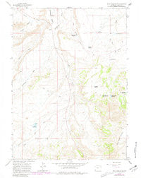 Reed Reservoir Wyoming Historical topographic map, 1:24000 scale, 7.5 X 7.5 Minute, Year 1964