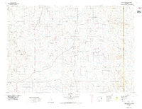 Reno Junction Wyoming Historical topographic map, 1:100000 scale, 30 X 60 Minute, Year 1974