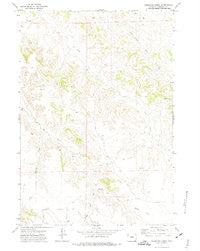 Reservoir Creek Wyoming Historical topographic map, 1:24000 scale, 7.5 X 7.5 Minute, Year 1971
