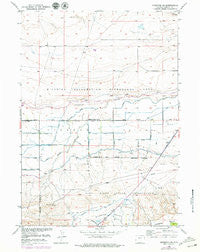 Riverton NE Wyoming Historical topographic map, 1:24000 scale, 7.5 X 7.5 Minute, Year 1957