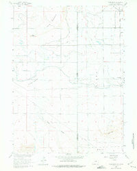 Robb Draw Wyoming Historical topographic map, 1:24000 scale, 7.5 X 7.5 Minute, Year 1960