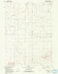 Robb Draw Wyoming Historical topographic map, 1:24000 scale, 7.5 X 7.5 Minute, Year 1960
