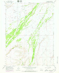 Robertson Wyoming Historical topographic map, 1:24000 scale, 7.5 X 7.5 Minute, Year 1964