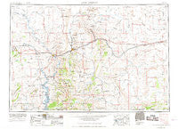 Rock Springs Wyoming Historical topographic map, 1:250000 scale, 1 X 2 Degree, Year 1954