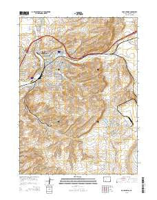 Rock Springs Wyoming Current topographic map, 1:24000 scale, 7.5 X 7.5 Minute, Year 2015