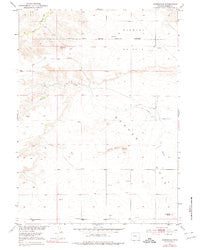 Rockeagle Wyoming Historical topographic map, 1:24000 scale, 7.5 X 7.5 Minute, Year 1950