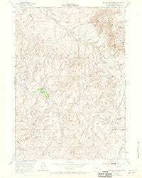 Rolling Pin Ranch Wyoming Historical topographic map, 1:24000 scale, 7.5 X 7.5 Minute, Year 1953