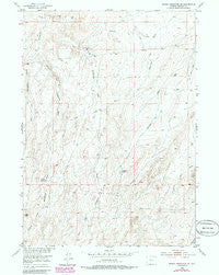 Rongis Reservoir SE Wyoming Historical topographic map, 1:24000 scale, 7.5 X 7.5 Minute, Year 1952