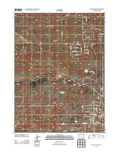 Round Top Lake Wyoming Historical topographic map, 1:24000 scale, 7.5 X 7.5 Minute, Year 2012