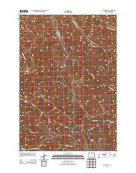 S R Springs Wyoming Historical topographic map, 1:24000 scale, 7.5 X 7.5 Minute, Year 2012
