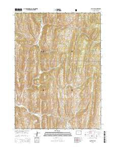 Salt Flat Wyoming Current topographic map, 1:24000 scale, 7.5 X 7.5 Minute, Year 2015