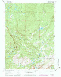 Sand Lake Wyoming Historical topographic map, 1:24000 scale, 7.5 X 7.5 Minute, Year 1961