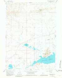 Sanford Ranch Wyoming Historical topographic map, 1:24000 scale, 7.5 X 7.5 Minute, Year 1959