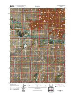 Savage Peak Wyoming Historical topographic map, 1:24000 scale, 7.5 X 7.5 Minute, Year 2012