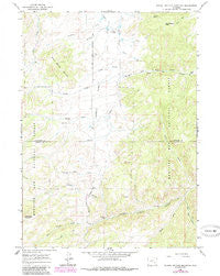 School Section Mountain Wyoming Historical topographic map, 1:24000 scale, 7.5 X 7.5 Minute, Year 1964