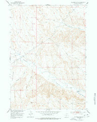 Schuster Flats SE Wyoming Historical topographic map, 1:24000 scale, 7.5 X 7.5 Minute, Year 1951
