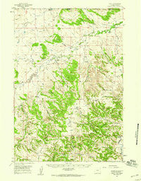 Seely Wyoming Historical topographic map, 1:62500 scale, 15 X 15 Minute, Year 1957