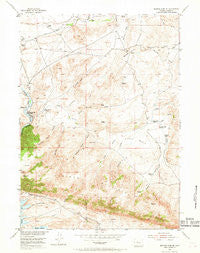 Seminoe Dam NE Wyoming Historical topographic map, 1:24000 scale, 7.5 X 7.5 Minute, Year 1953