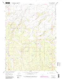 Sharp Hill Wyoming Historical topographic map, 1:24000 scale, 7.5 X 7.5 Minute, Year 1961