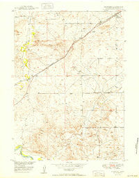 Shawnee Wyoming Historical topographic map, 1:24000 scale, 7.5 X 7.5 Minute, Year 1950