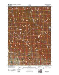 Sheep Ridge Wyoming Historical topographic map, 1:24000 scale, 7.5 X 7.5 Minute, Year 2012