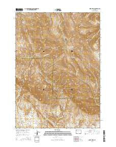 Sheep Ridge Wyoming Current topographic map, 1:24000 scale, 7.5 X 7.5 Minute, Year 2015